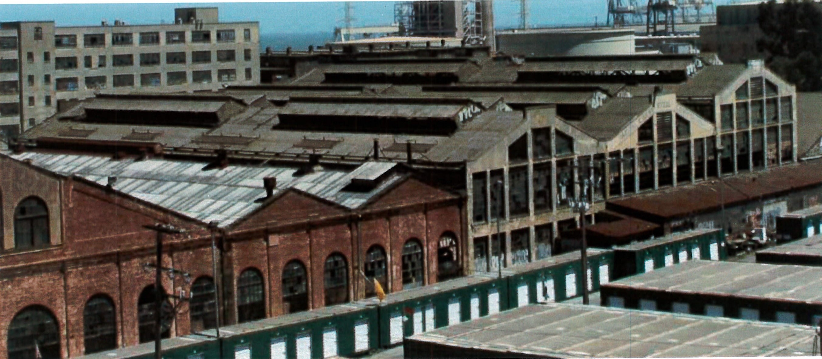 West side of Buildings 115 and 116